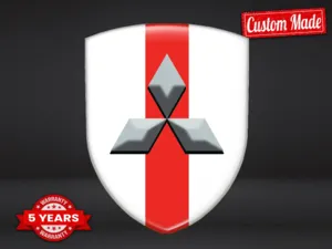 Mitsubishi Custom Automotive Decals Star Professional Sturdy